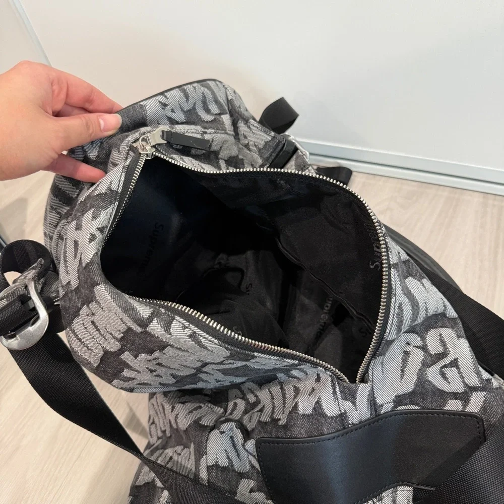 Supreme Black Denim Backpack - Picture 9 of 11